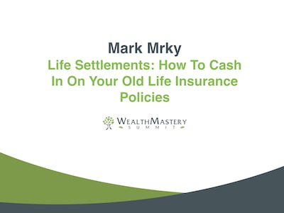 How do I sell a life insurance policy with life settlements?