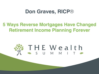 What is a Reverse Mortgage aka Home Equity Conversion Mortgage