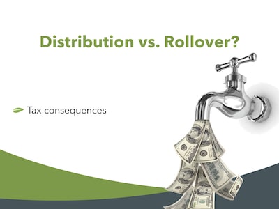 The tax issues from a 401k distribution are important!